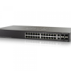 Cisco SG500X-24P 24-Port Gigabit PoE Ethernet Switch with 10 Gigabit Uplinks